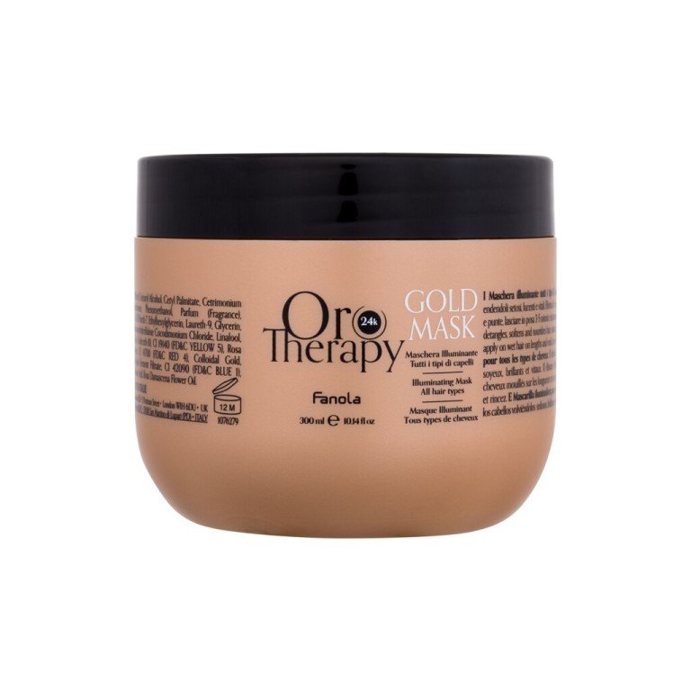 Fanola Oro Therapy 24K Gold Mask 300Ml  For Woman  (Hair Mask)  