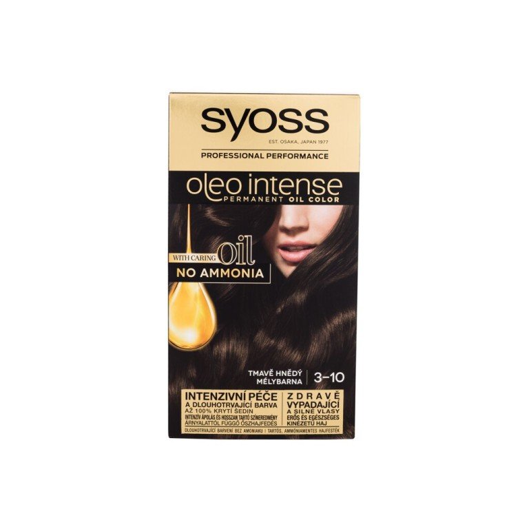 Syoss Oleo Intense Permanent Oil Color 50Ml For Woman (Hair Color) 3-10 Deep Brown Syoss Oleo Intense Permanent Oil Color 50Ml For Woman (Hair Color) 3-10 Deep Brown