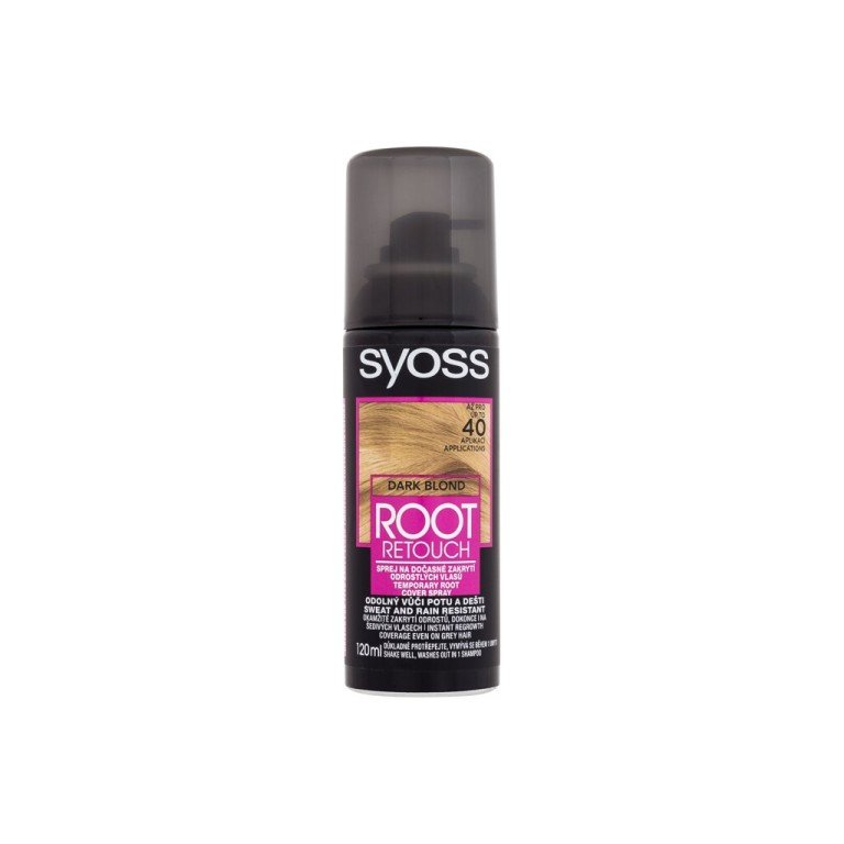 Syoss Root Retoucher Temporary Root Cover Spray 120Ml For Woman (Hair Color) Dark Blond Syoss Root Retoucher Temporary Root Cover Spray 120Ml For Woman (Hair Color) Dark Blond