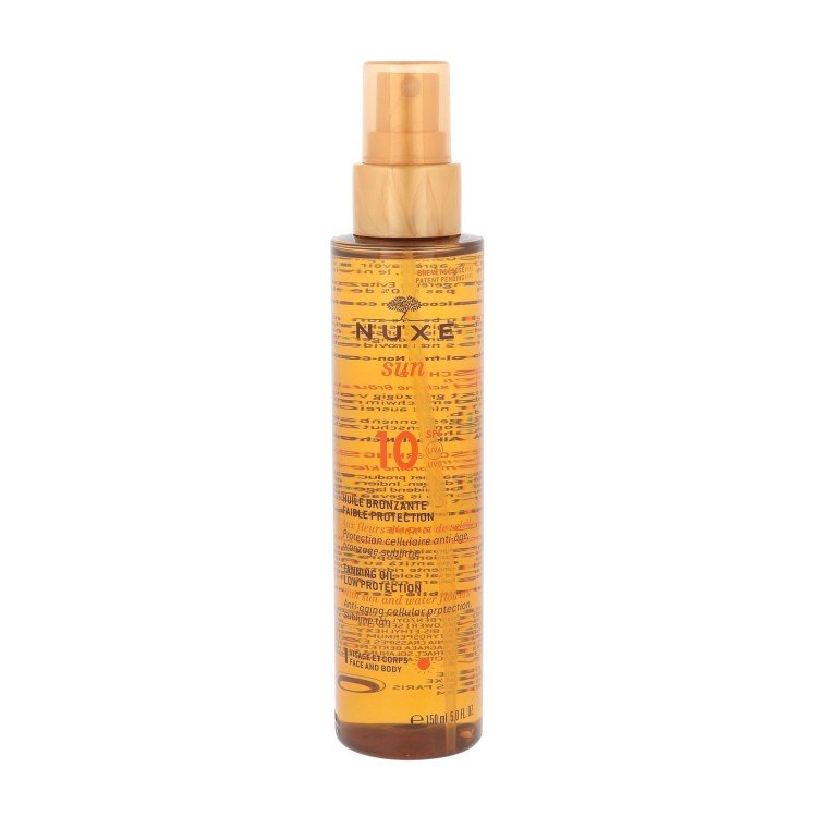 Nuxe Sun Tanning Oil  150Ml   Spf10 Unisex (Sun Body Lotion)