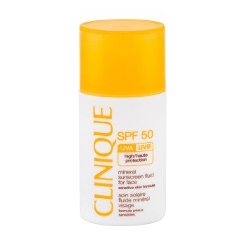 Clinique Sun Care Mineral Sunscreen Fluid For Face  30Ml   Spf50 For Woman (Face Sun Care)