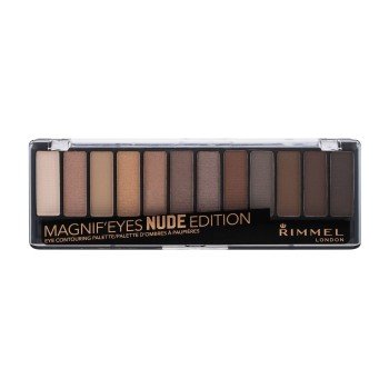 Rimmel London Magnif Eyes Contouring Palette  14,16G 001 Nude Edition   For Woman (Eye Shadow)