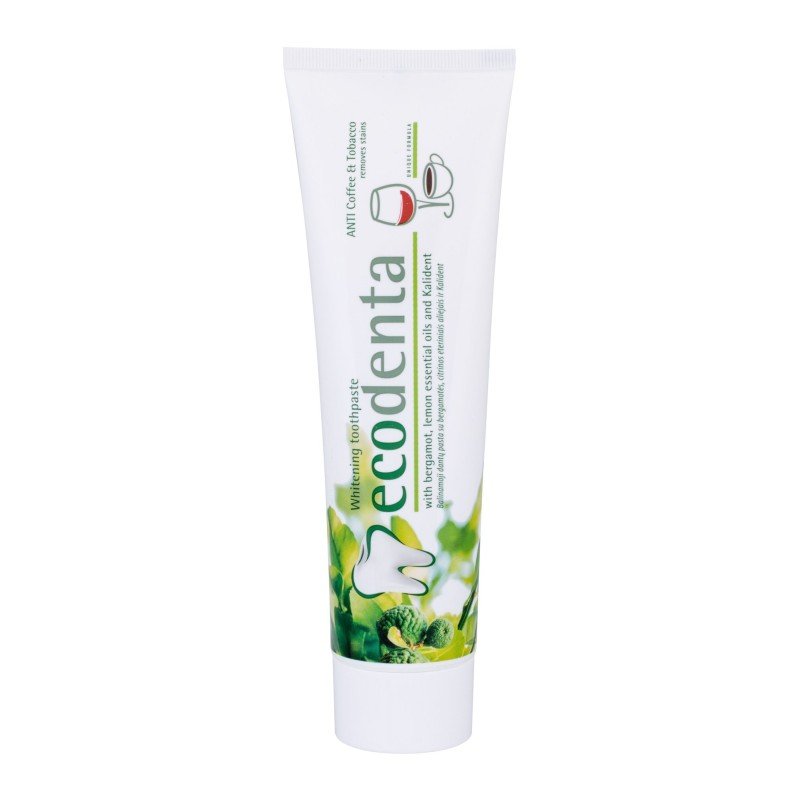 Ecodenta Toothpaste Whitening Anti Coffee & Tobacco  100Ml    Unisex (Toothpaste)