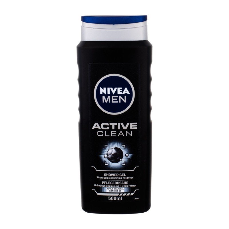 Nivea Men Active Clean   500Ml    For Man (Shower Gel)