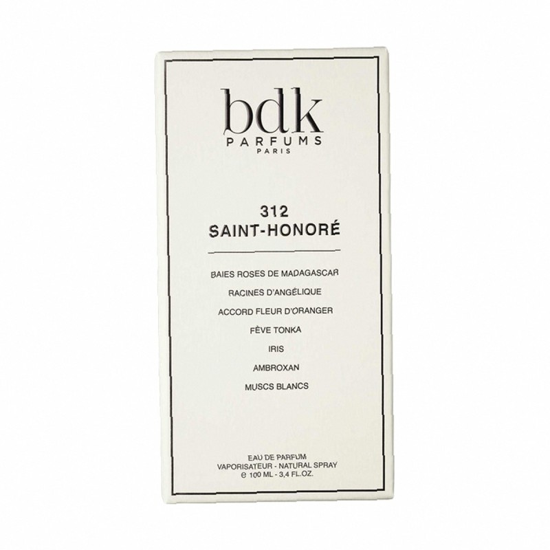 Bdk Parfums 312 Saint-Honoré 100Ml    (Eau De Parfum) Unisex  