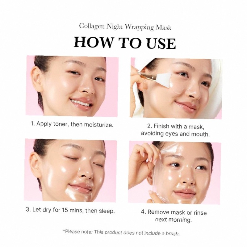 Medicube Collagen 75Ml Night Wrapping Mask (Face Mask) Unisex Medicube Collagen 75Ml Night Wrapping Mask (Face Mask) Unisex