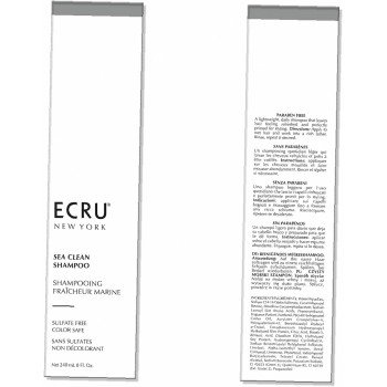 Ecru Sea Clean Shampoo 240Ml    (Shampoo) Unisex  