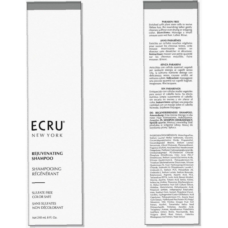 Ecru Rejuvenating 240Ml Shampoo   (Shampoo) Unisex  