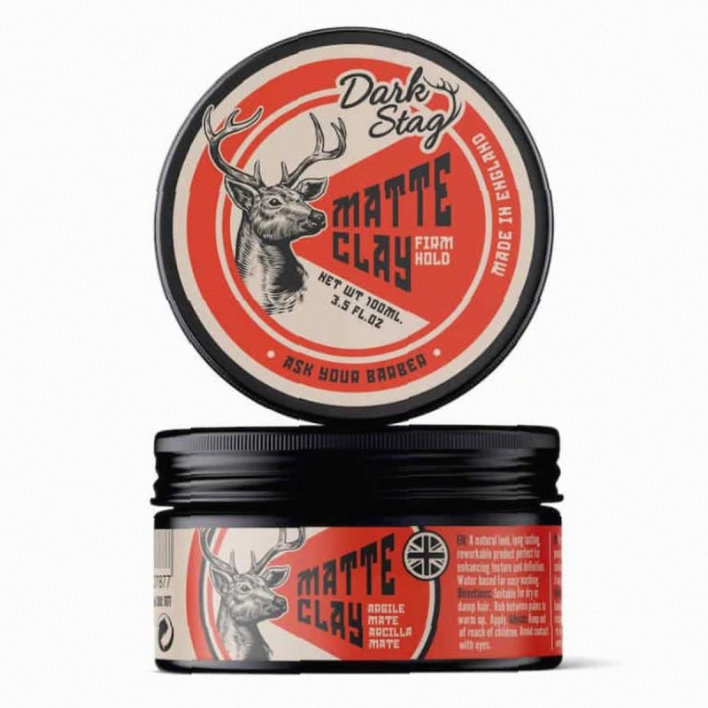 Dark Stag Matte 100Ml Clay   (For Definition And Hair Styling) For Men  