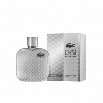 Lacoste L.12.12 100Ml Silver Grey   (Eau De Parfum) For Men  