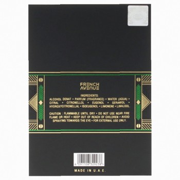 French Avenue Royal Blend 100Ml Bourbon   (Perfume Extract) Unisex  