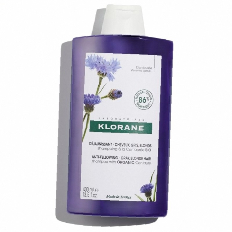 Klorane Organic Centaury 400Ml Anti-Yellowing   (Shampoo) For Women  