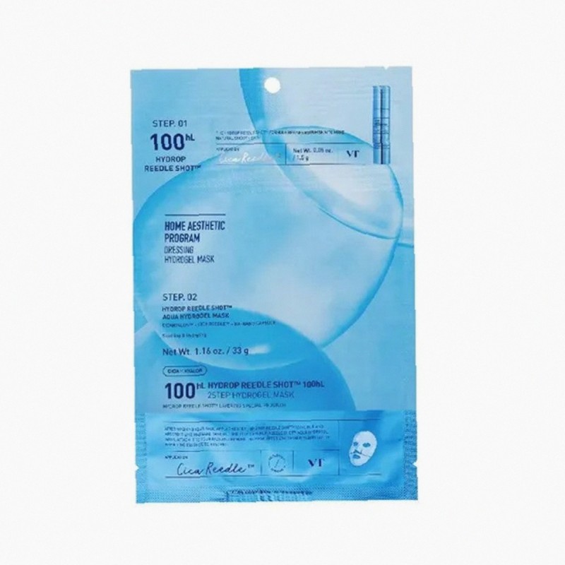 Vt Cosmetics Hydrop Reedle Shot 34,5G 100 Hl 2Step Hydrogel Mask   (Face Mask) Unisex  