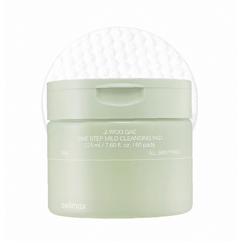 Celimax Ji Woo Gae 60Pc One Step Mild Cleansing Pad   (Cleansing Wipes) Unisex  