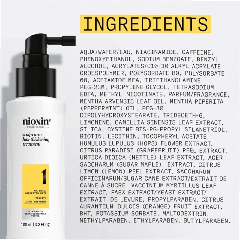 Nioxin System 1 100Ml Scalp & Hair Treatment   (Hair Volume) For Women  