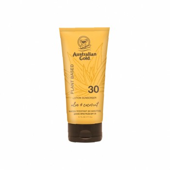Australian Gold Plant Based 177Ml Aloe & Coconut Lotion Sunscreen  Spf30 (Sun Body Lotion) Unisex  