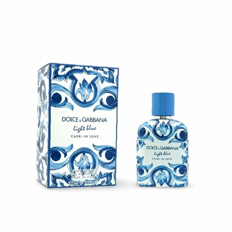 Dolce&Gabbana Light Blue 100Ml Capri In Love (Eau De Parfum) For Men Dolce&Gabbana Light Blue 100Ml Capri In Love (Eau De Parfum) For Men