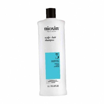 Nioxin System 3 1000Ml Scalp + Hair Shampoo   (Shampoo) For Women  