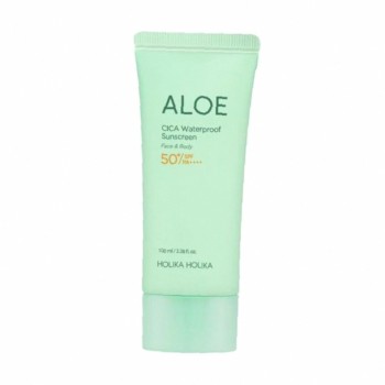Holika Holika Aloe 100Ml Cica Waterproof Sunscreen  Spf50+ (Face Sun Care) Unisex  
