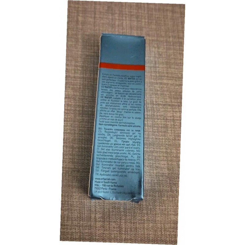 Erborian Cc Water 15Ml Fresh Complexion Gel Skin Perfector (Cc Cream) For Women Chocolat Erborian Cc Water 15Ml Fresh Complexion Gel Skin Perfector (Cc Cream) For Women Chocolat