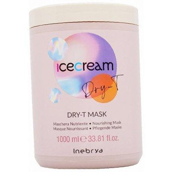 Inebrya Ice Cream Dry-T 1000Ml Nourishing Mask   (Hair Mask) Unisex  