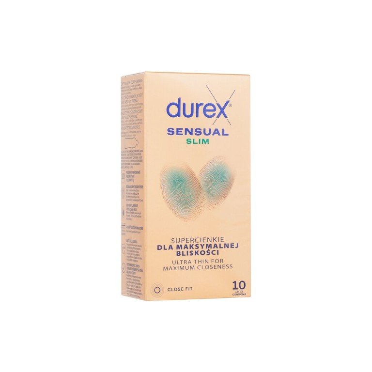 Durex Sensual 10Pc Slim (Condoms) For Men Durex Sensual 10Pc Slim (Condoms) For Men