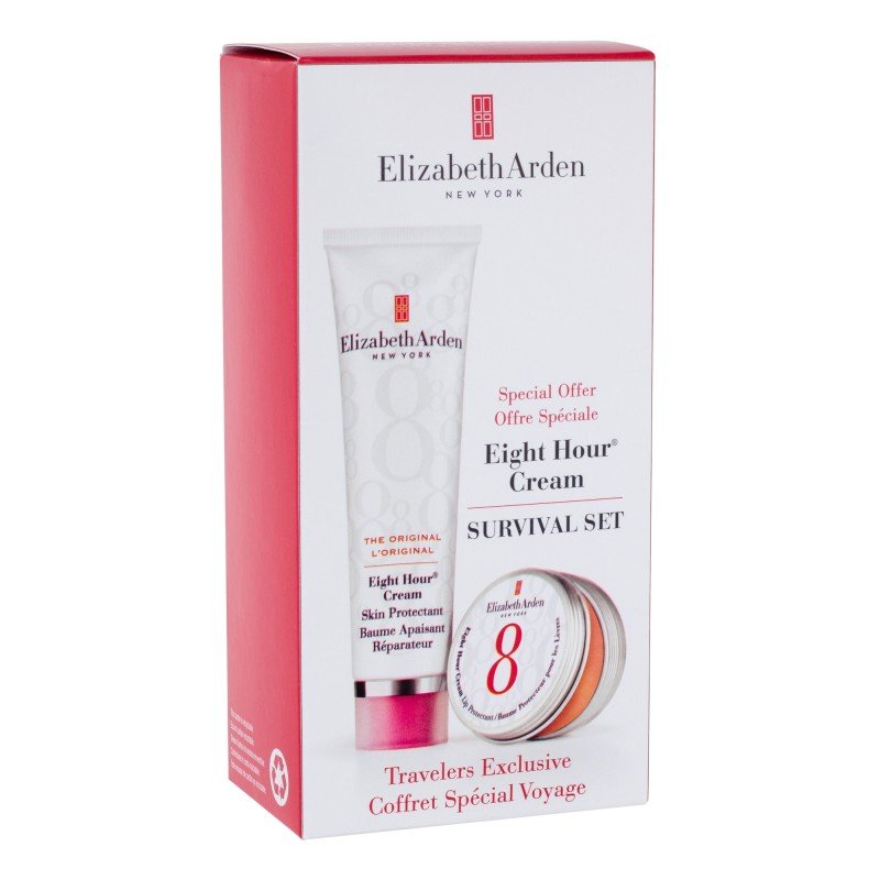 Elizabeth Arden Eight Hour Cream Skin Protectant Daily Facial Care Eight Hour Cream Skin Protectant 50 Ml + Eight Hour Cream Lip Protectant 14,6 Ml 50Ml    For Woman (Body Balm)