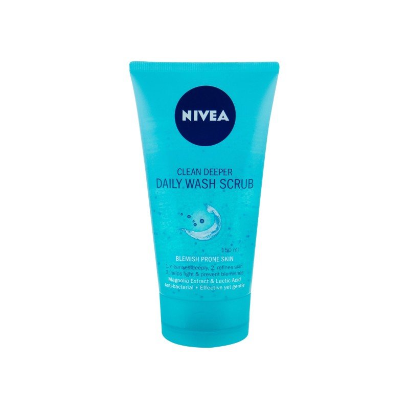 Nivea Clean Deeper Daily Wash Scrub 150Ml For Woman (Peeling) Nivea Clean Deeper Daily Wash Scrub 150Ml For Woman (Peeling)