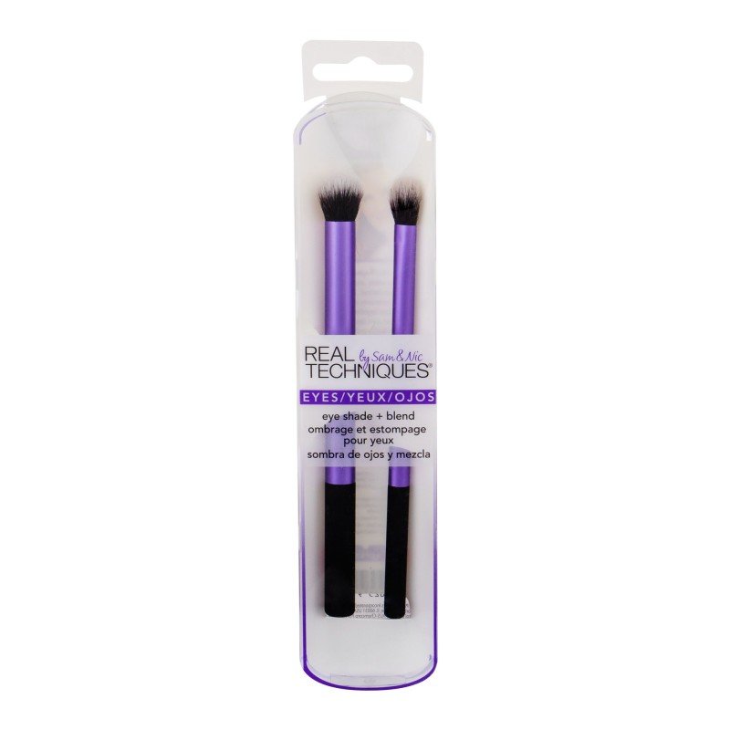 Real Techniques Brushes Eyes Duo Brush Base Shadow 1 Pc + Brush Deluxe Crease 1 Pc 1Pc For Woman (Brush) Real Techniques Brushes Eyes Duo Brush Base Shadow 1 Pc + Brush Deluxe Crease 1 Pc 1Pc For Woman (Brush)