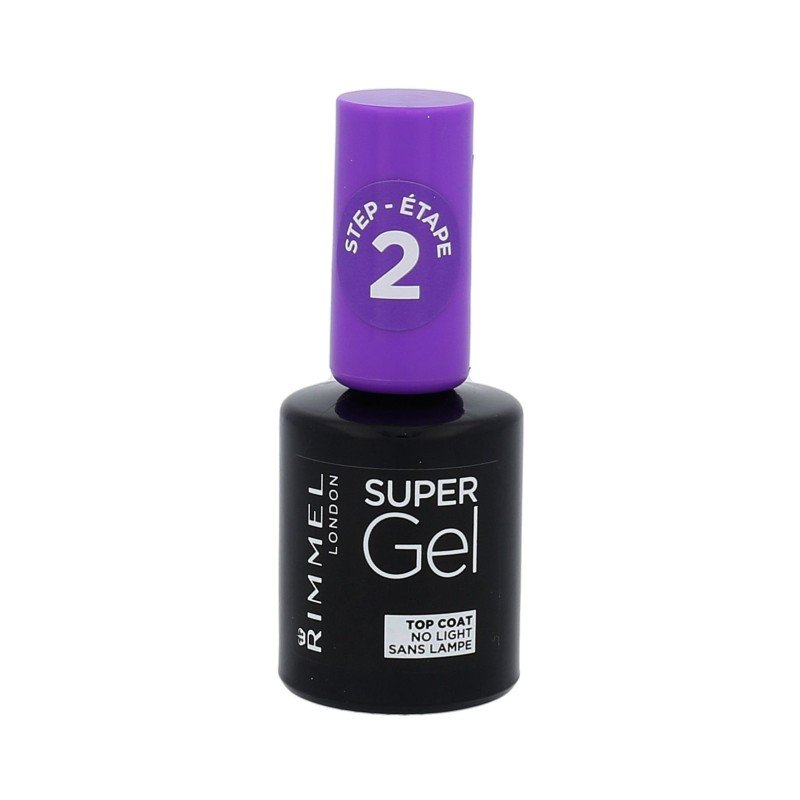 Rimmel London Super Gel Top Coat  12Ml    For Woman (Nail Polish)