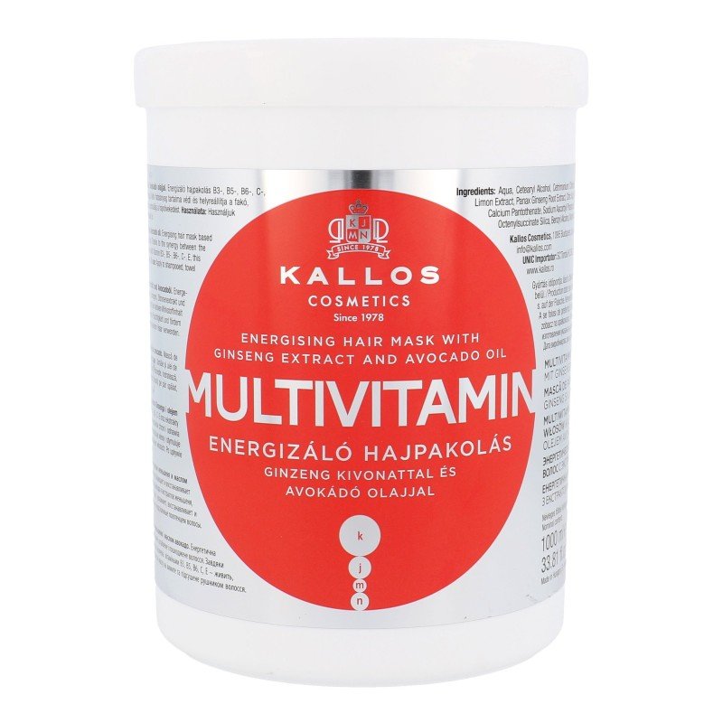 Kallos Cosmetics Multivitamin 1000Ml For Woman (Hair Mask) Kallos Cosmetics Multivitamin 1000Ml For Woman (Hair Mask)
