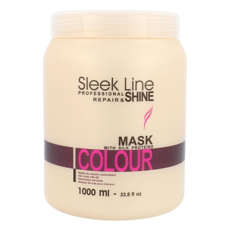 Stapiz Sleek Line Colour   1000Ml    For Woman (Hair Mask)