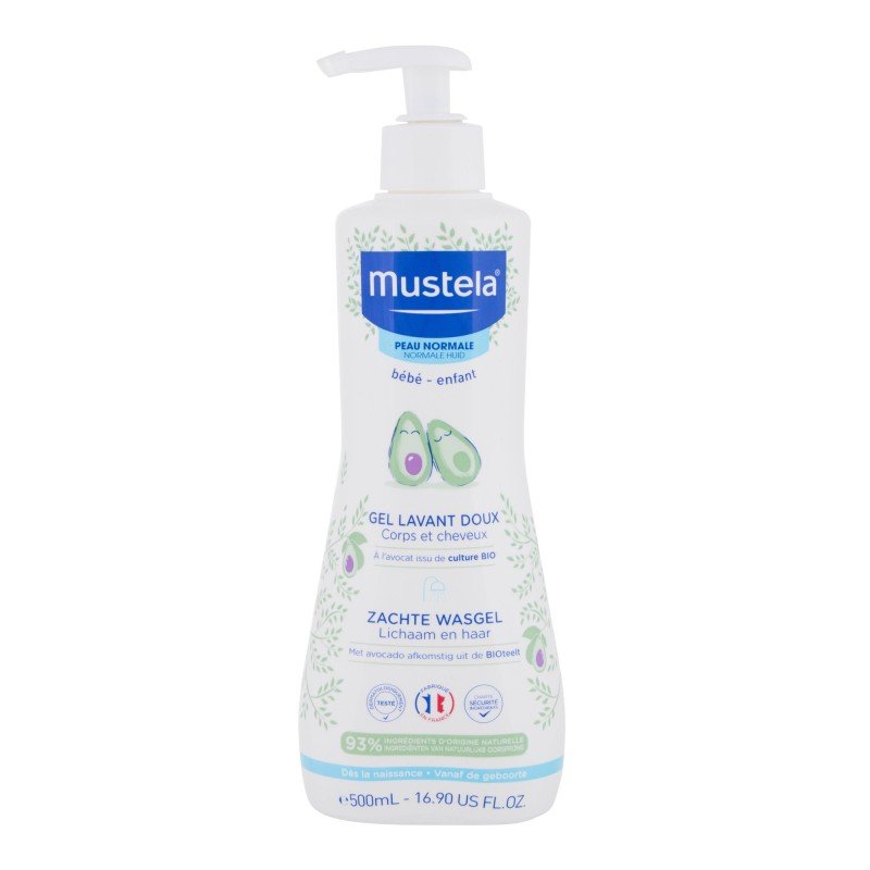 Mustela Bébé Gentle Cleansing Gel  500Ml   Hair And Body K (Shower Gel)