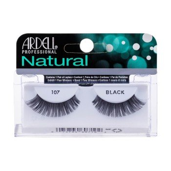 Ardell Natural 107  1Pc Black   For Woman (False Eyelashes)