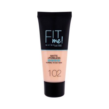 Maybelline Fit Me! Matte + Poreless  30Ml 102 Fair Ivory   For Woman (Makeup)