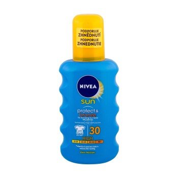 Nivea Sun Protect & Bronze Sun Spray  200Ml   Spf30 Unisex (Sun Body Lotion)