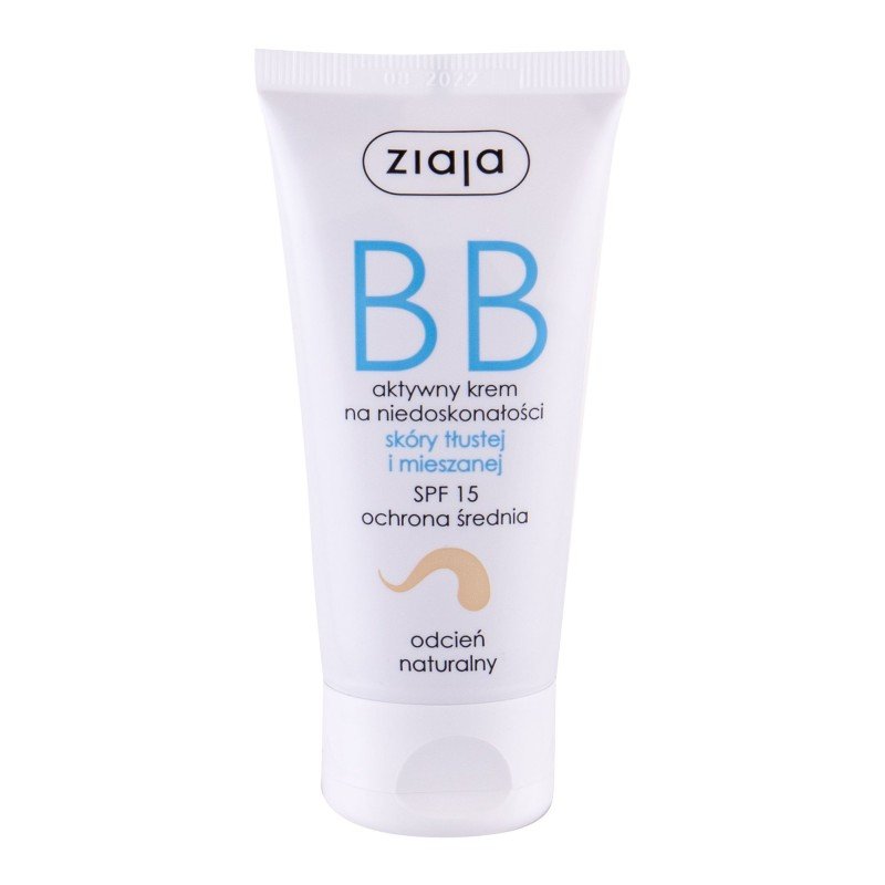 Ziaja Bb Cream Oily And Mixed Skin 50Ml Natural Spf15 For Woman (Bb Cream) Ziaja Bb Cream Oily And Mixed Skin 50Ml Natural Spf15 For Woman (Bb Cream)