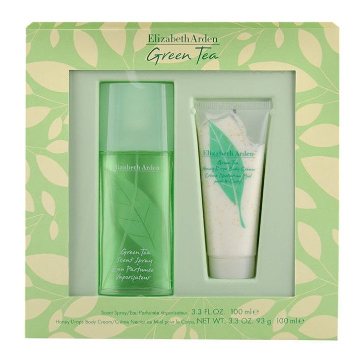 Elizabeth Arden Green Tea 100Ml Edp 100Ml + 100M Body Cream Honey Drops  For Woman (Eau De Parfum)