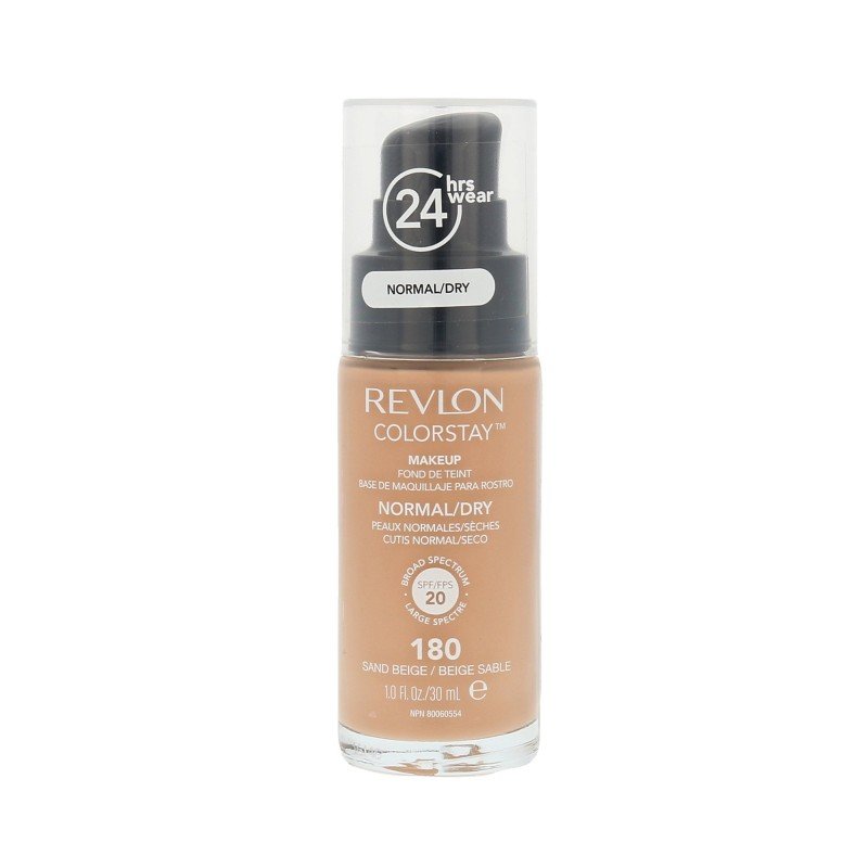 Revlon Colorstay Normal Dry Skin  30Ml 180 Sand Beige  Spf20 For Woman (Makeup)