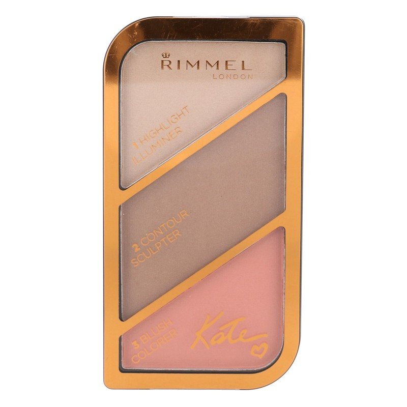 Rimmel London Kate   18,5G 002 Coral Glow   For Woman (Konturovací Paletka)
