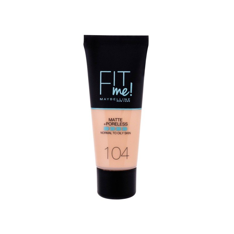 Maybelline Fit Me! Matte + Poreless  30Ml 104 Soft Ivory   For Woman (Makeup)