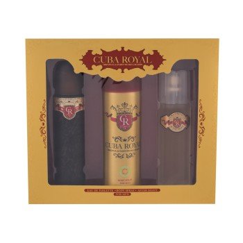 Cuba Royal 100Ml   Edt 100 Ml + Deodorant 200 Ml + Aftershave Water 100 Ml Aftershave Water 5900000101  For Men(Eau De Toilette)