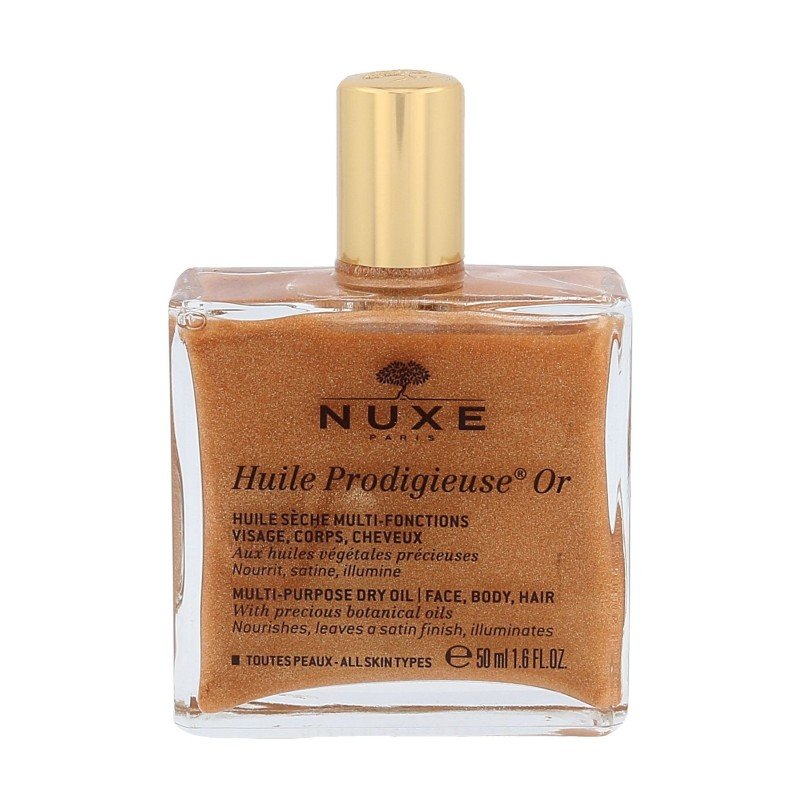 Nuxe Huile Prodigieuse Or  50Ml   Multi-Purpose Shimmering Dry Oil For Woman (Body Oil)