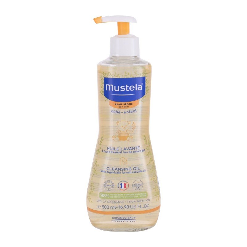 Mustela Bébé Cleansing Oil  500Ml    K (Bath Oil)