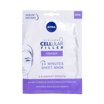 Nivea Hyaluron Cellular Filler 10 Minutes Sheet Mask  1Pc    For Woman (Face Mask)