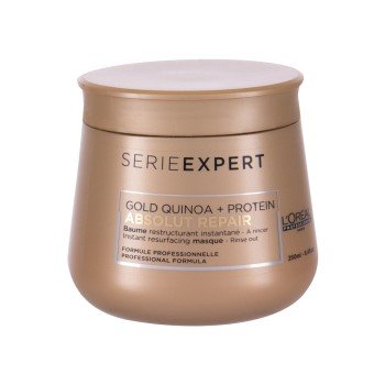L'Oréal Professionnel Série Expert Absolut Repair Gold Quinoa + Protein  250Ml   Instant Resurfacing Masque For Woman (Hair Mask)