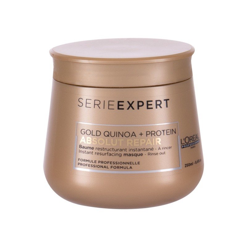 L'Oréal Professionnel Série Expert Absolut Repair Gold Quinoa + Protein  250Ml   Instant Resurfacing Masque For Woman (Hair Mask)