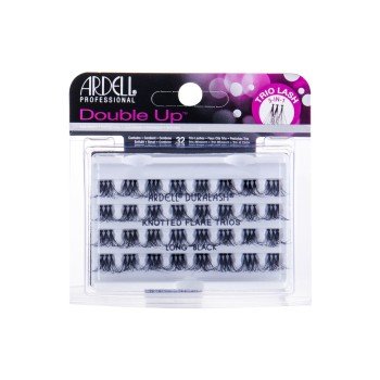 Ardell Double Up Knotted Trio Lash  32Pc Long Black   For Woman (False Eyelashes)