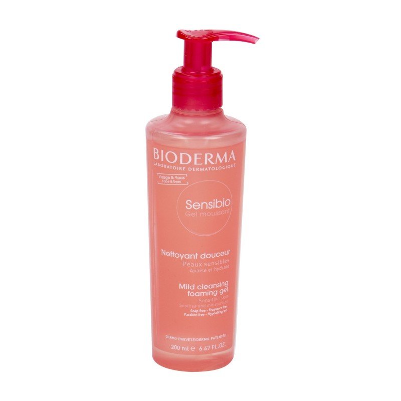 Bioderma Sensibio Cleansing Foaming Gel  200Ml    For Woman (Cleansing Gel)