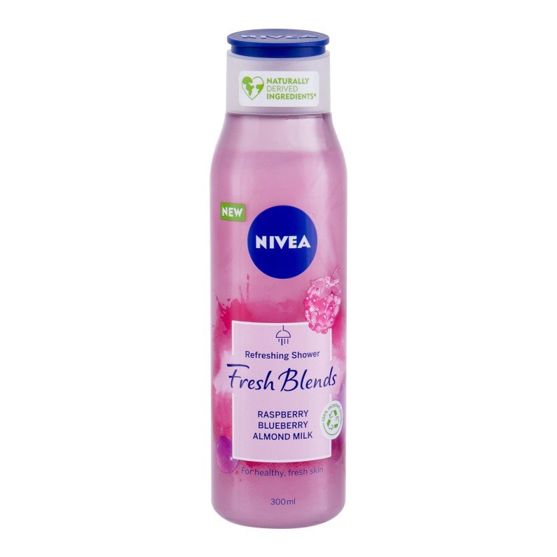 Nivea Fresh Blends Raspberry  300Ml    For Woman (Shower Gel)